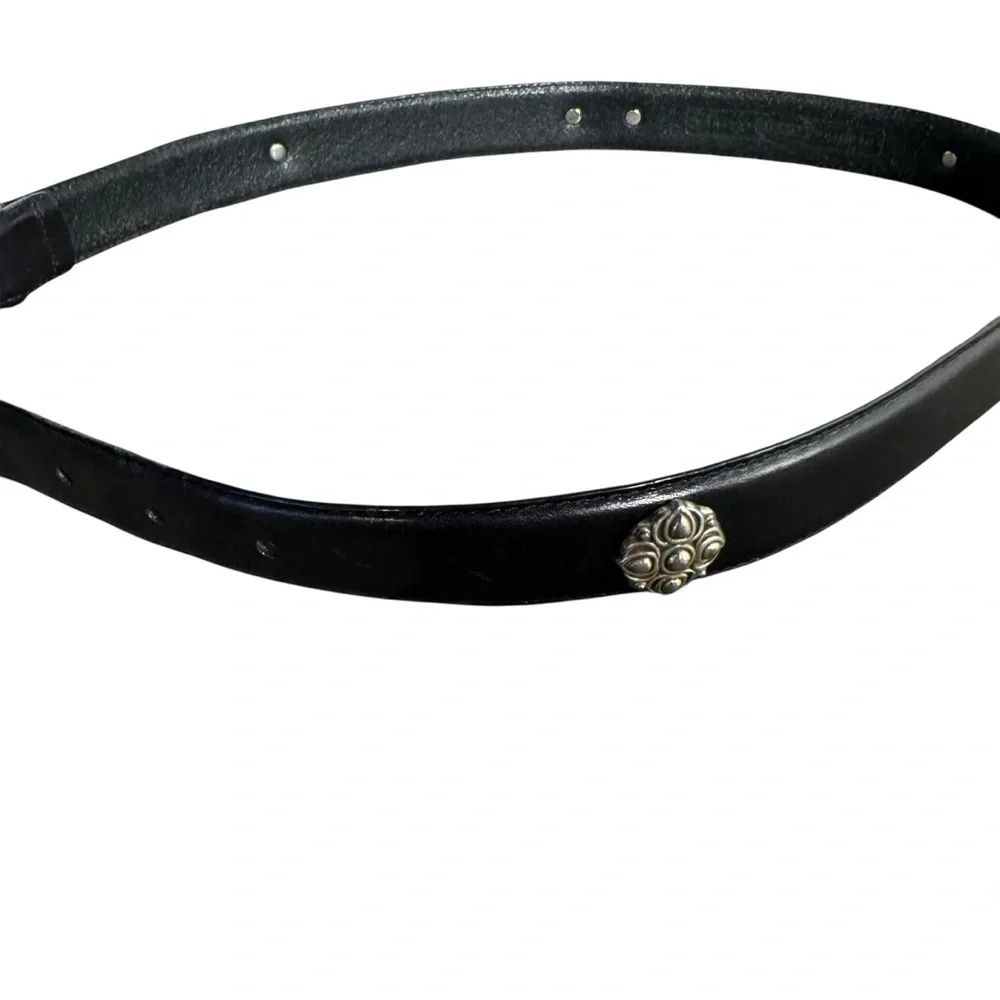 Fossil black leather